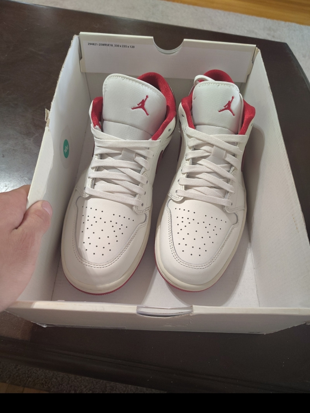 Nike Air Jordan 1 Low - White/Red